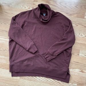 Cowl neck sweatshirt